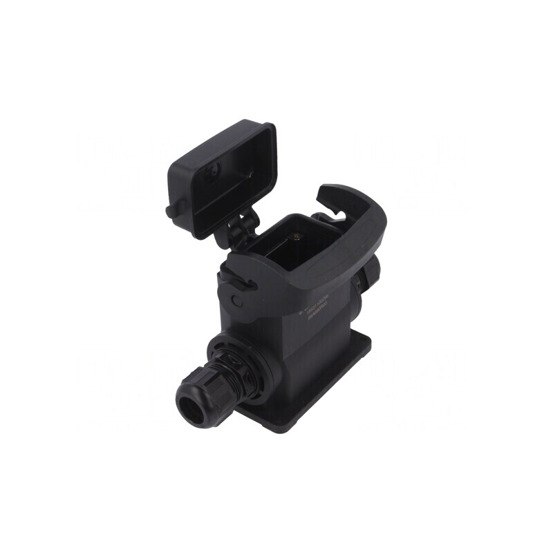 Carcasă pentru conectori HDC Han-Eco B 10B drept | Electronic-mag.ro | Componente Electronice
