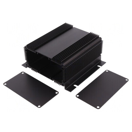 Carcasă cu panou cu lame de fixare 111mm x 120mm | Electronic-mag.ro | Componente Electronice