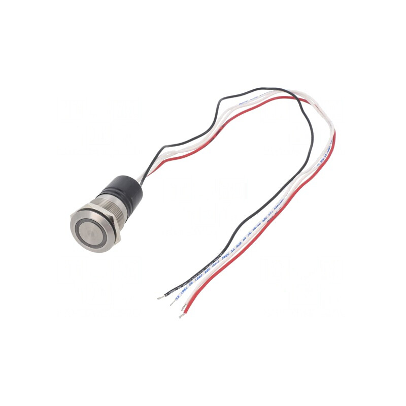 Comutator anti-vandalism 2 poziții SPST-NO 0,05A 24V DC IP66 | Electronic-mag.ro | Componente Electronice