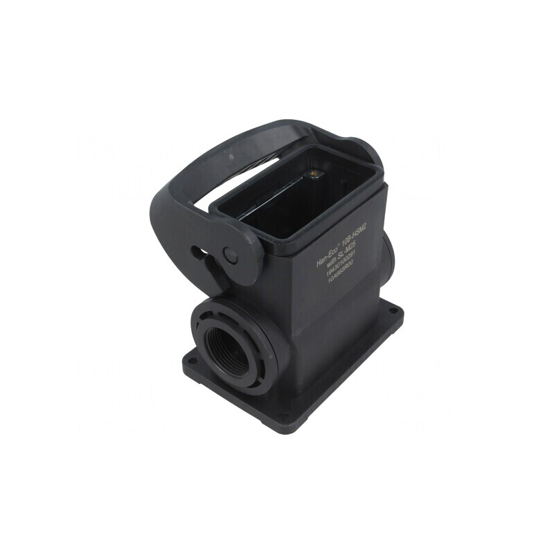 Carcasă pentru conectori HDC Han-Eco B 10B drept | Electronic-mag.ro | Componente Electronice