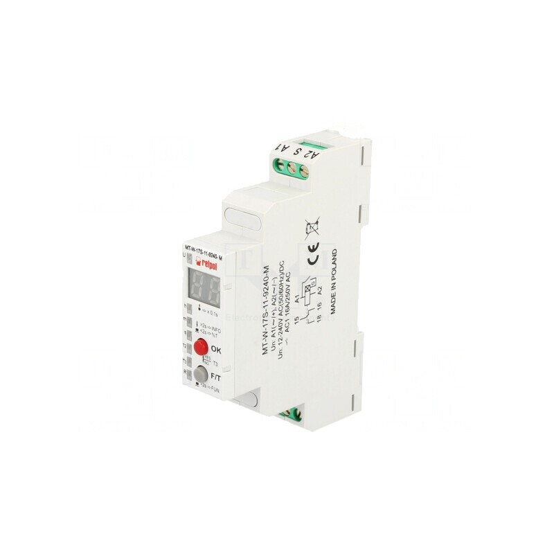 Timer Interval Digital SPDT 12-240V AC/DC | Electronic-mag.ro | Componente Electronice