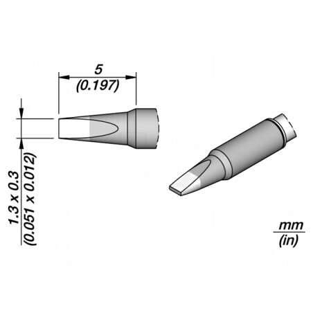 Vârf Şurubelniţă 1,3x0,3mm | Electronic-mag.ro | Componente Electronice