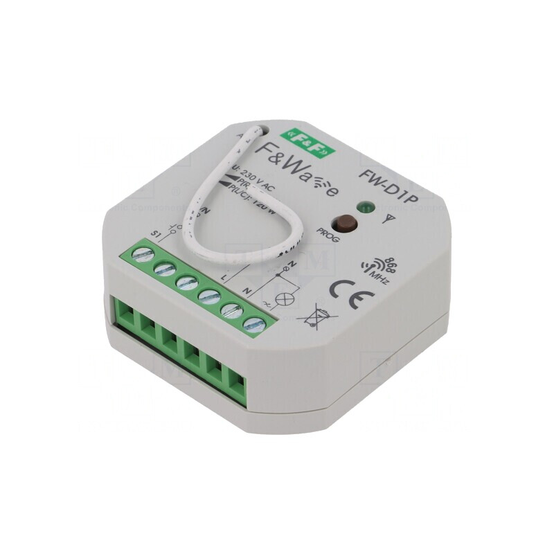 Receptor fără fir variator de lumină F&Wave IP20 | Electronic-mag.ro | Componente Electronice