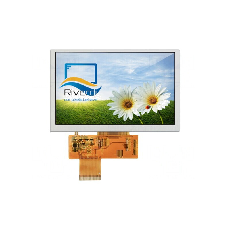 Ecran TFT 5" 800x480 LED 600cd/m2 | Electronic-mag.ro | Componente Electronice