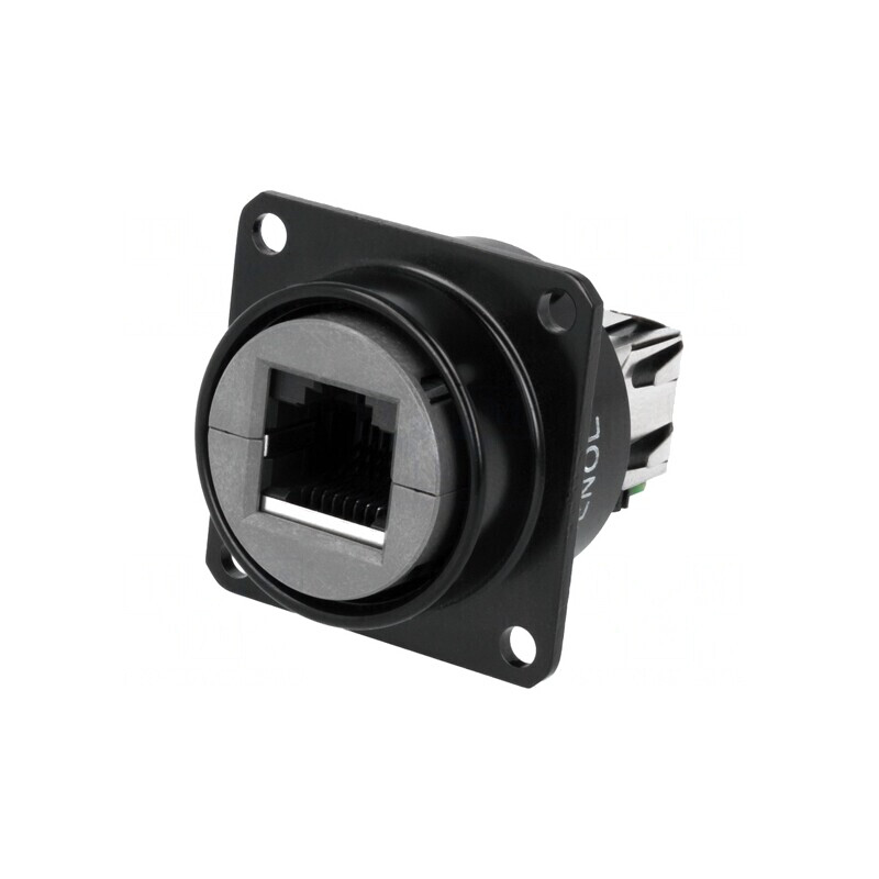 Cuplă RJ45 neecranată Cat 5e 8p8c IP67 | Electronic-mag.ro | Componente Electronice