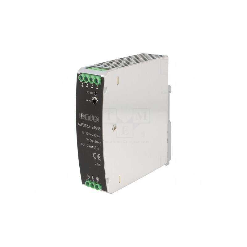 Alimentator Pulsatoriu pentru Șină DIN 120W 24V 5A | Electronic-mag.ro | Componente Electronice