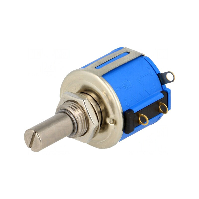 Potentiometru Multitura 100Ω 2W 6.35mm Linear | Electronic-mag.ro | Componente Electronice
