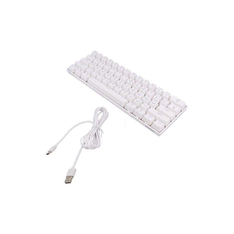 Tastatură Albă USB C cu Cablu US Layout 1.8m | Electronic-mag.ro | Componente Electronice Tastatură Albă USB C cu Cablu US Layout 1.8m | Electronic-mag.ro | Componente Electronice