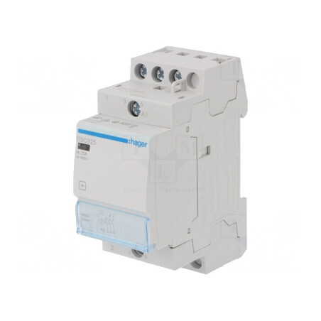 Contactor 3-polar 25A 230VAC NO 3x10-50°C ESC325 | Electronic-mag.ro | Componente Electronice