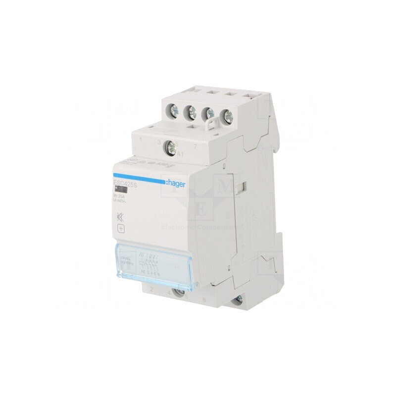 Contactor 4-Poli 25A 230V NO ESC425S | Electronic-mag.ro | Componente Electronice