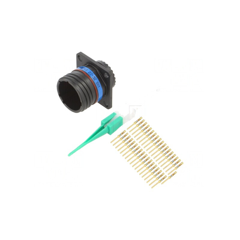 Conector Militar Tată 15 MIL-DTL-38999 Seria III | Electronic-mag.ro | Componente Electronice
