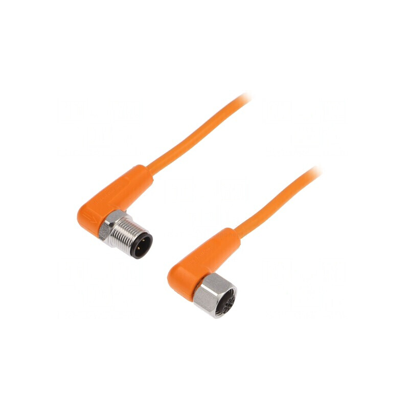 Cablu senzori/automatizări 4 pini M12-M12 2,5m | Electronic-mag.ro | Componente Electronice