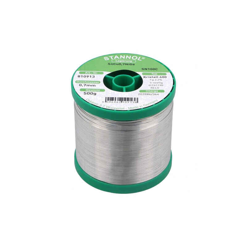 Sârmă de lipit fără plumb 0,7mm 0,5kg 227°C | Electronic-mag.ro | Componente Electronice