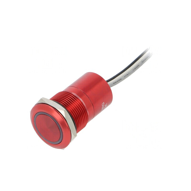 Comutator Capacitiv 2 Poz SPST-NC 0,01A 12VDC IP68 ON-(OFF) MC19MCRRG | Electronic-mag.ro | Componente Electronice