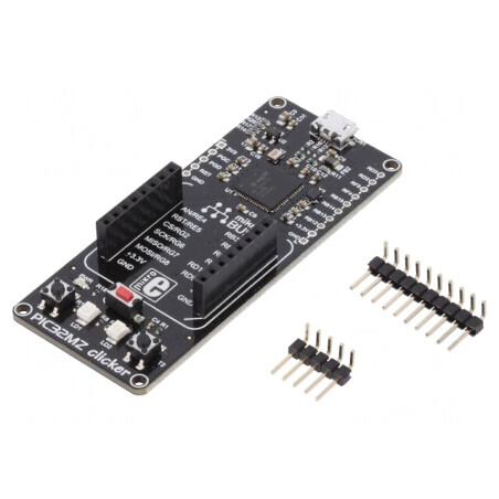 Kit dezvoltare Microchip PIC32MZ CLICKER cu documentație și placă prototip | Electronic-mag.ro | Componente Electronice