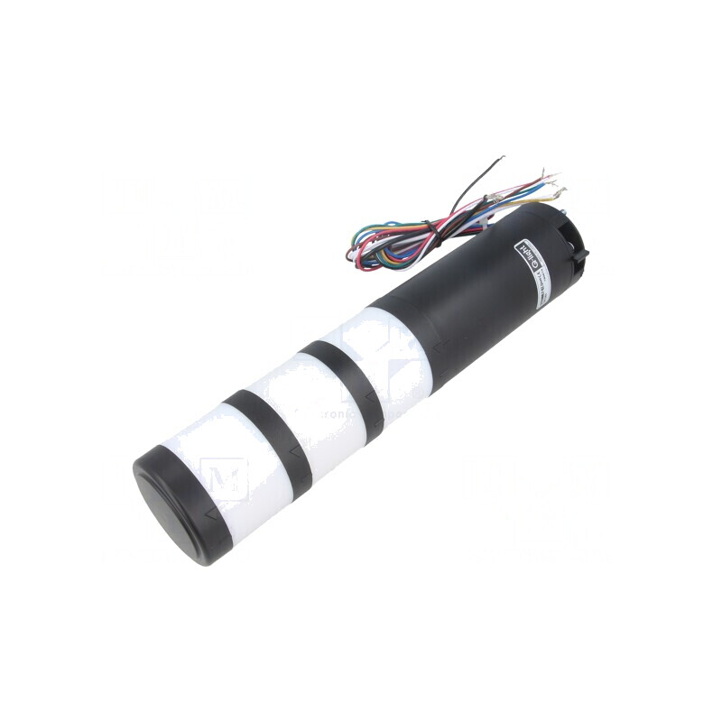 Coloană de Semnalizare LED Roșu/Ambră/Verde QTR50MLF-BZ-3-24-RAG | Electronic-mag.ro | Componente Electronice