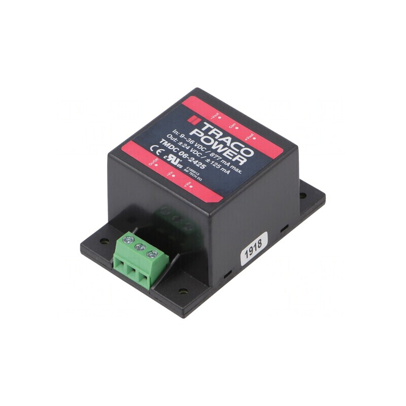 Convertor DC/DC 6W 9-36V la 24V și -24V | Electronic-mag.ro | Componente Electronice