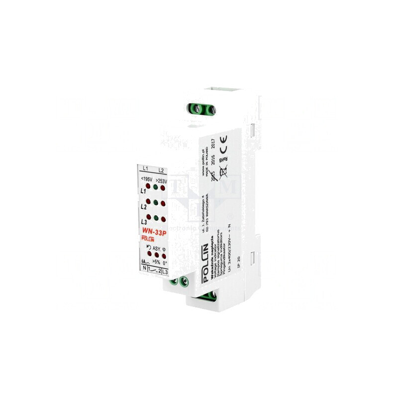 Indicator de Tensiune 3x400VAC IP20 pentru Şină DIN | Electronic-mag.ro | Componente Electronice