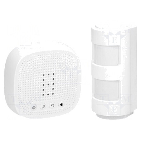 Senzor de mișcare IP44 pentru perete 8m emițător | Electronic-mag.ro | Componente Electronice