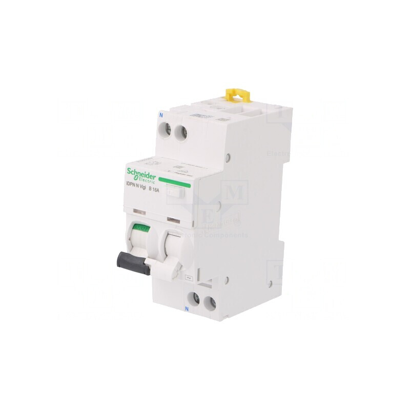 Întrerupător RCBO 16A 30mA 1P+N 230/400V | Electronic-mag.ro | Componente Electronice