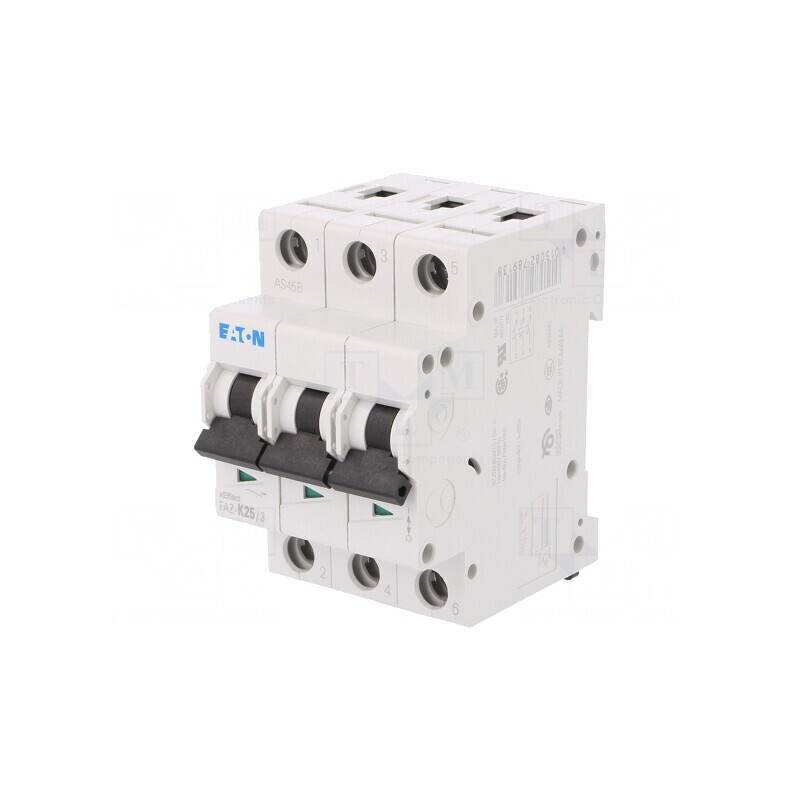 Întrerupător de Supracurent 25A 3 Poli 230/400VAC 15kA | Electronic-mag.ro | Componente Electronice