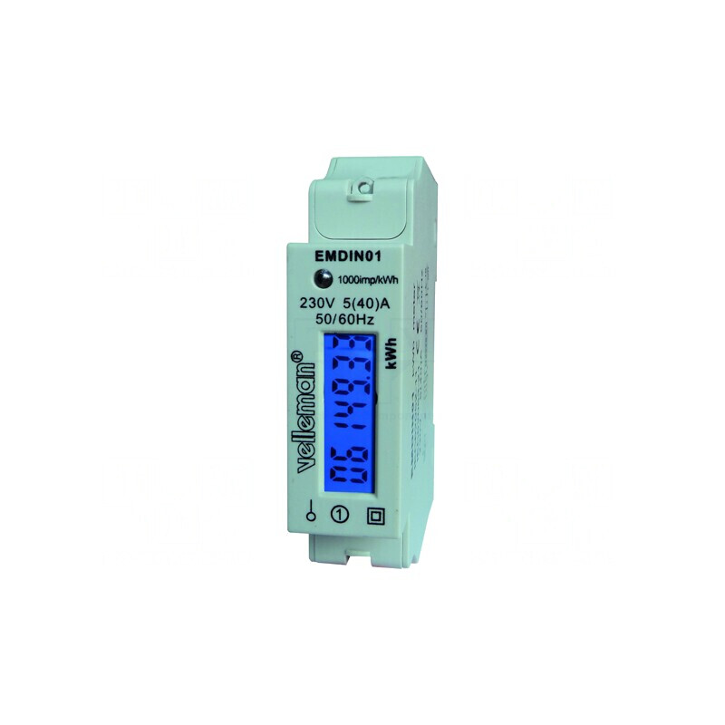 Contor Digital LCD Monofazat pentru Șină DIN | Electronic-mag.ro | Componente Electronice