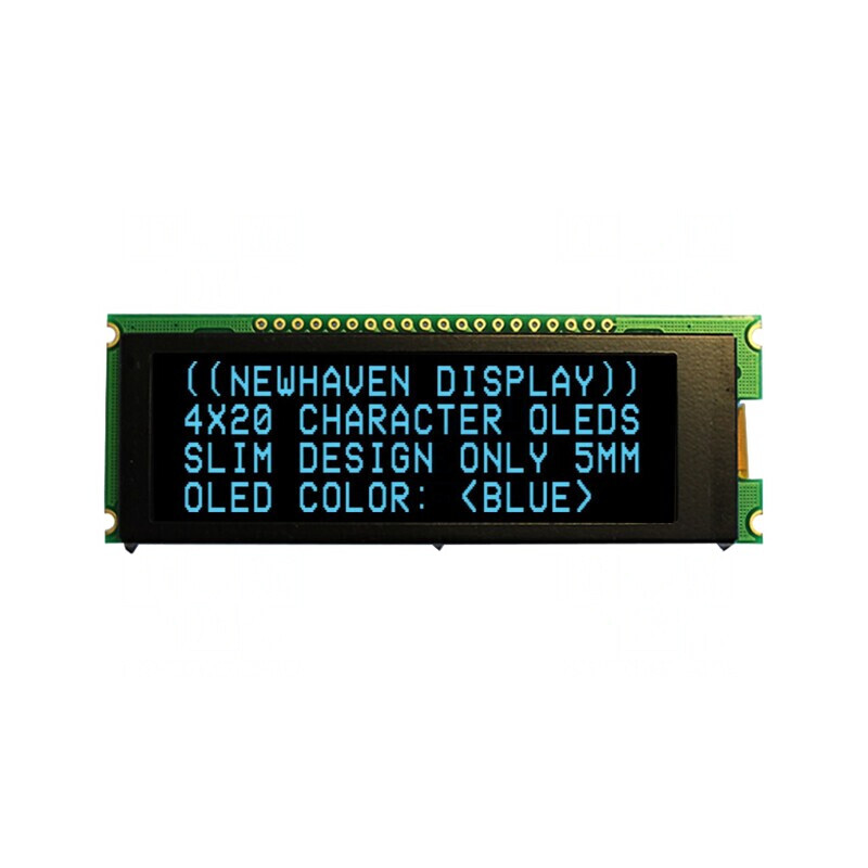 Afișaj OLED Alfanumeric 20x4 Albastru 92x31,5x6,5mm | Electronic-mag.ro | Componente Electronice
