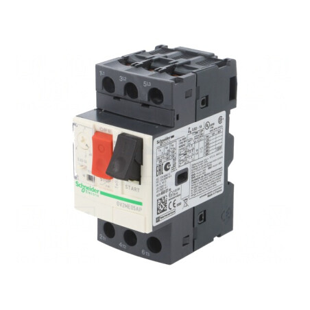 Întrerupător Motor 0,25kW 230-690VAC DIN IP20 GV2ME05AP | Electronic-mag.ro | Componente Electronice