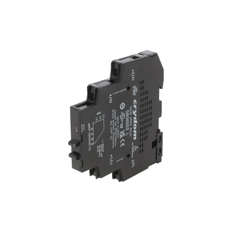 Releu Semiconductor 4-32VDC 3A 1-60VDC pentru Șină DIN | Electronic-mag.ro | Componente Electronice