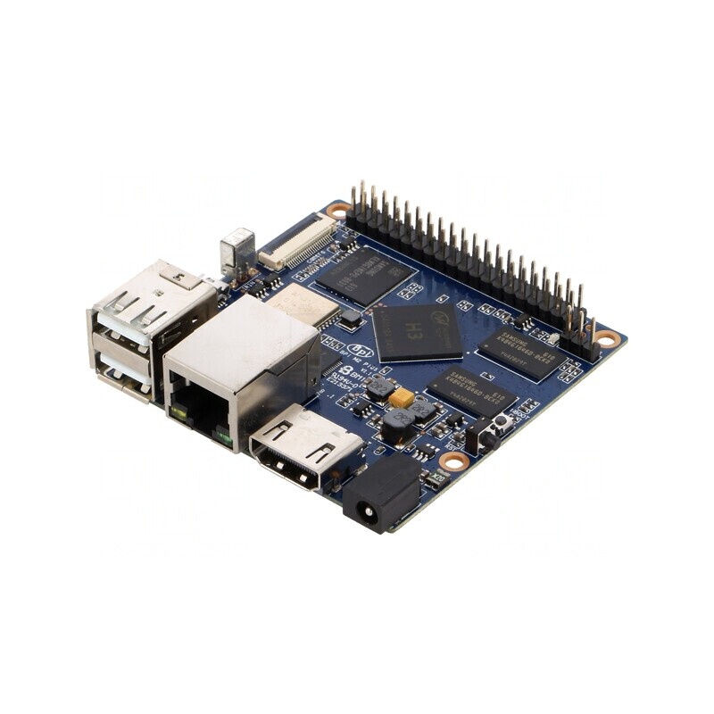 Calculator Monoplacă ARM H3 Quad-Core DDR3 5V 65x65mm | Electronic-mag.ro | Componente Electronice