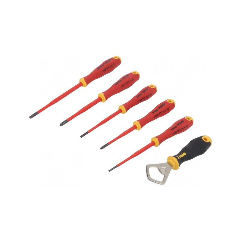 Kit Şurubelniţe Izolate 1kVAC Phillips și Plate 5 Bucăți | Electronic-mag.ro | Componente Electronice