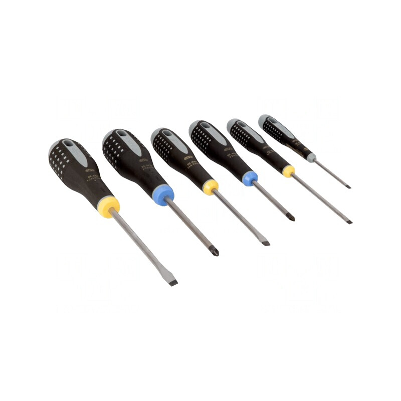 Set Șurubelnițe Pozidriv și Plate ERGO - 6 Buc. | Electronic-mag.ro | Componente Electronice