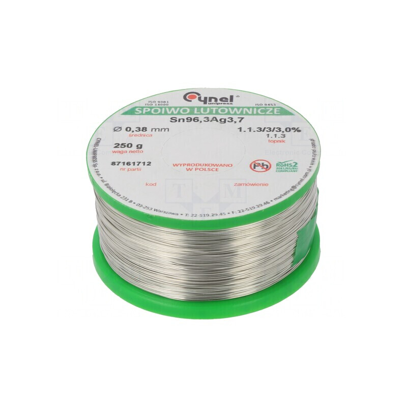Sârmă de lipit fără plumb 0,38mm 0,25kg | Electronic-mag.ro | Componente Electronice
