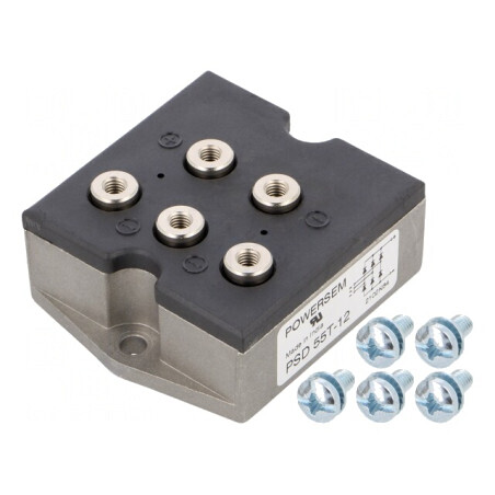 Trifazat Punte Redresoare 1,2kV 58A 670A PSD 55/12 | Electronic-mag.ro | Componente Electronice