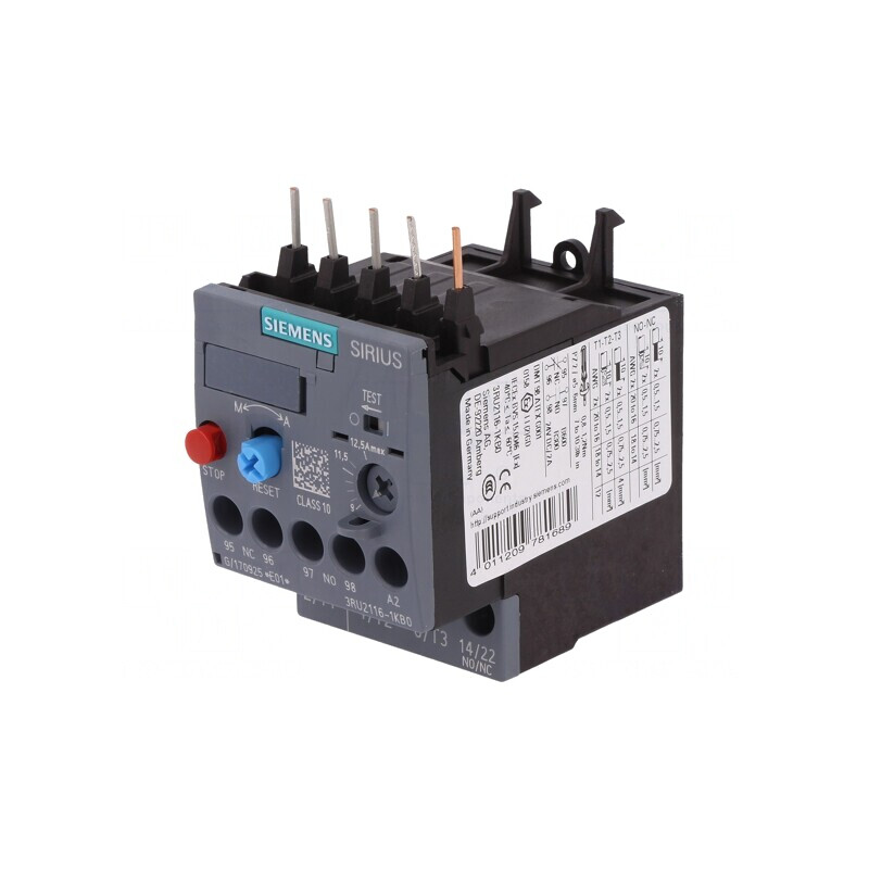Releu termic 3RT20 S00 cu cleme șurub | Electronic-mag.ro | Componente Electronice