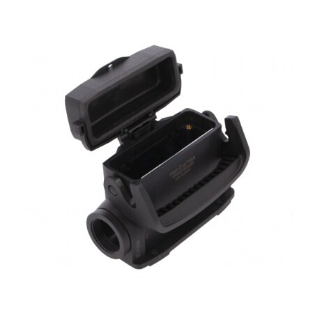 Carcasă pentru conectori HDC Han-Eco® A 16A drept | Electronic-mag.ro | Componente Electronice