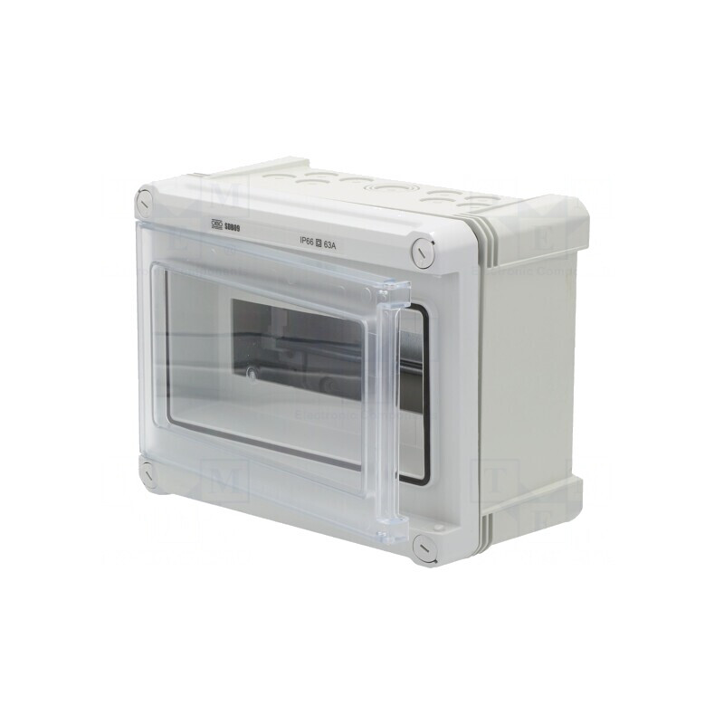 Carcasă modulară IP66 pentru perete gri deschis | Electronic-mag.ro | Componente Electronice