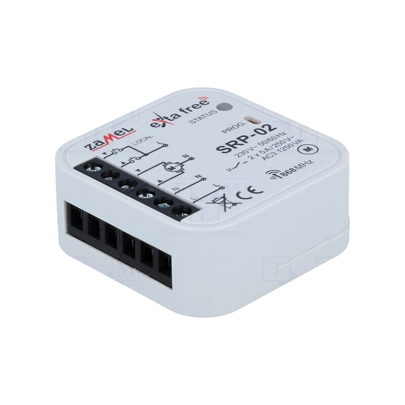 Controler jaluzele EXTA FREE metalic 230VAC x2 | Electronic-mag.ro | Componente Electronice