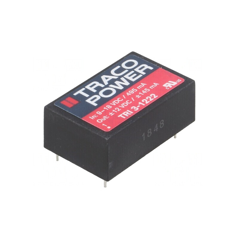 Convertor DC/DC 3,5W 9-18V la 12V/-12V | Electronic-mag.ro | Componente Electronice