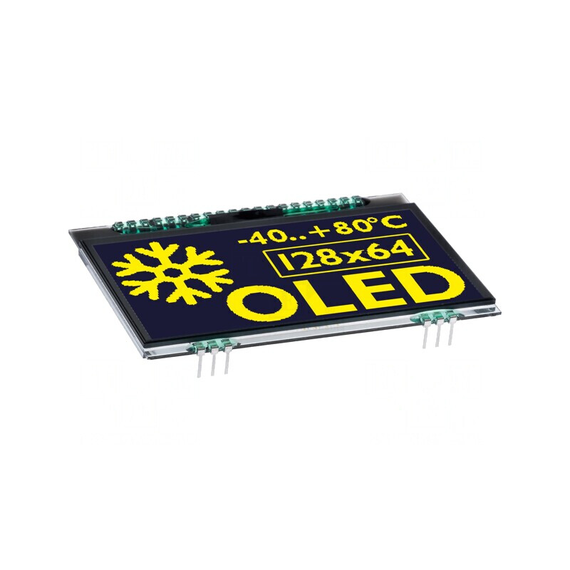 Display OLED Grafic 2,9" 128x64 Verde 1,8-3,3VDC | Electronic-mag.ro | Componente Electronice