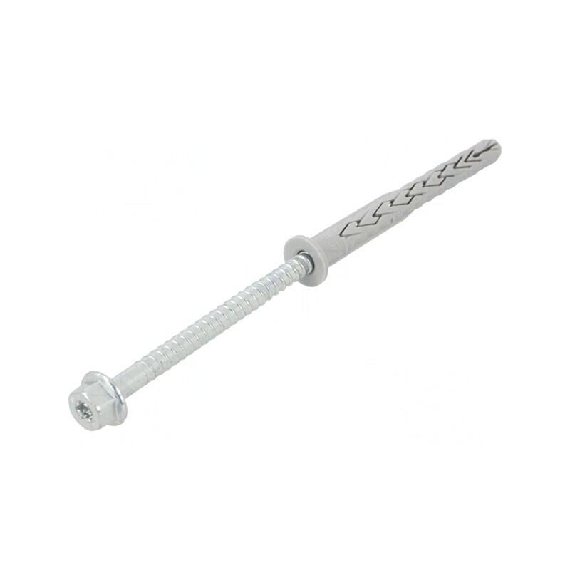 Plastic Anchor with Screw 8x80 Zinc-Plated Steel | Electronic-mag.ro | Componente Electronice