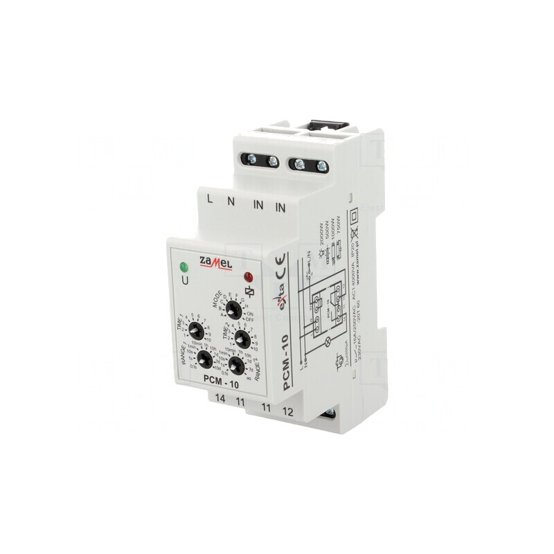 Timer Electronic 0,1s-100zile SPDT 250VAC 16A 230V | Electronic-mag.ro | Componente Electronice