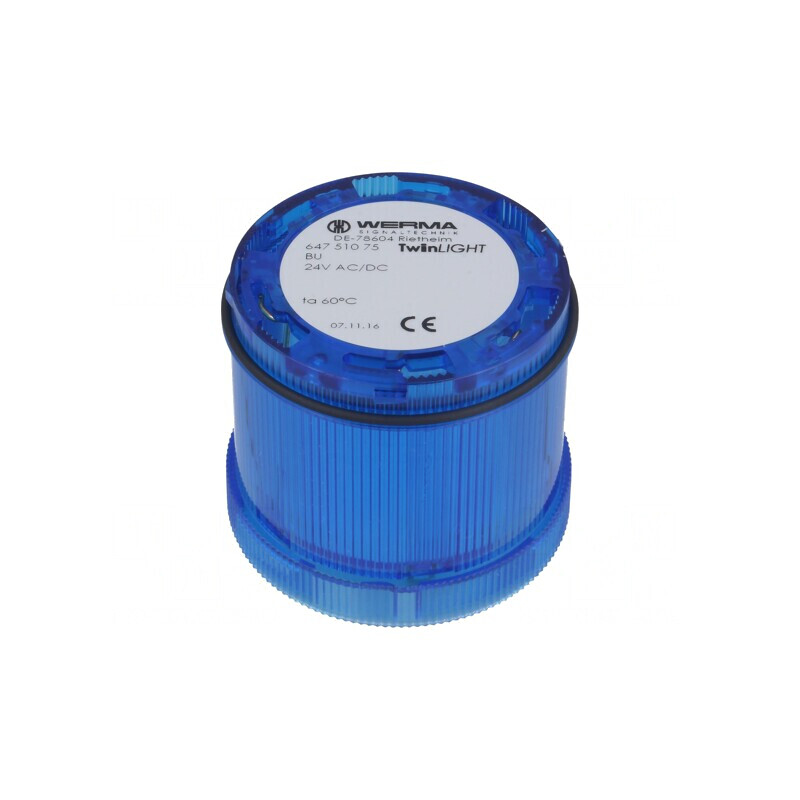 Semnalizator LED Albastru 24V IP65 | Electronic-mag.ro | Componente Electronice