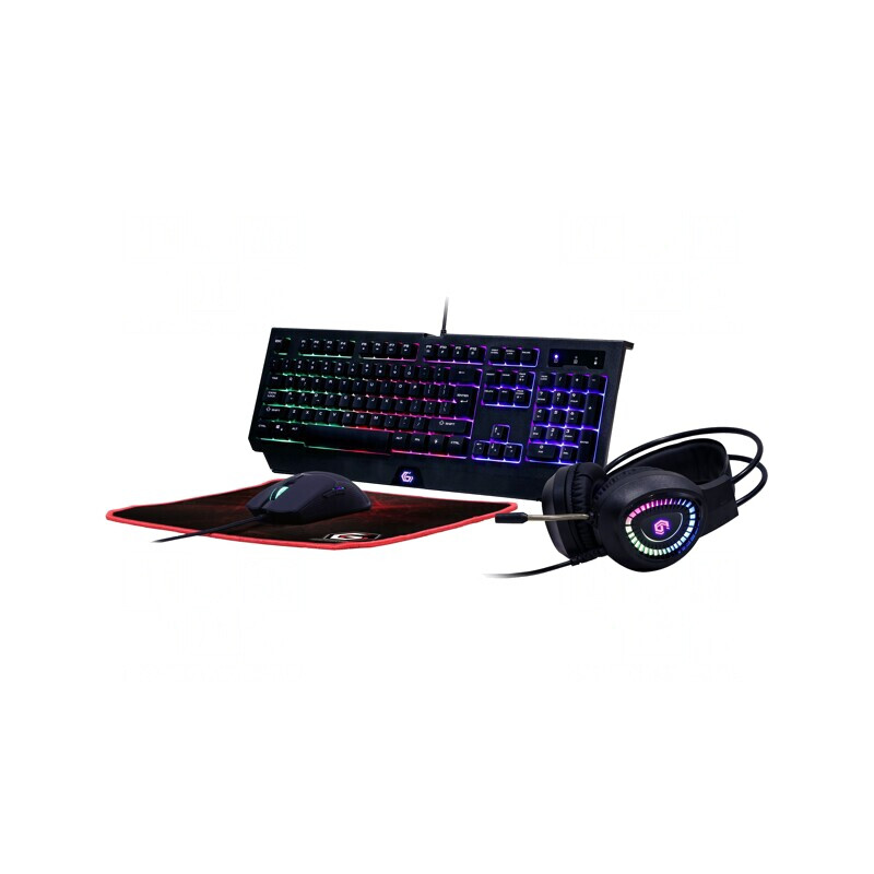 Kit de Gaming Negru Jack 3.5mm USB A RU Layout | Electronic-mag.ro | Componente Electronice