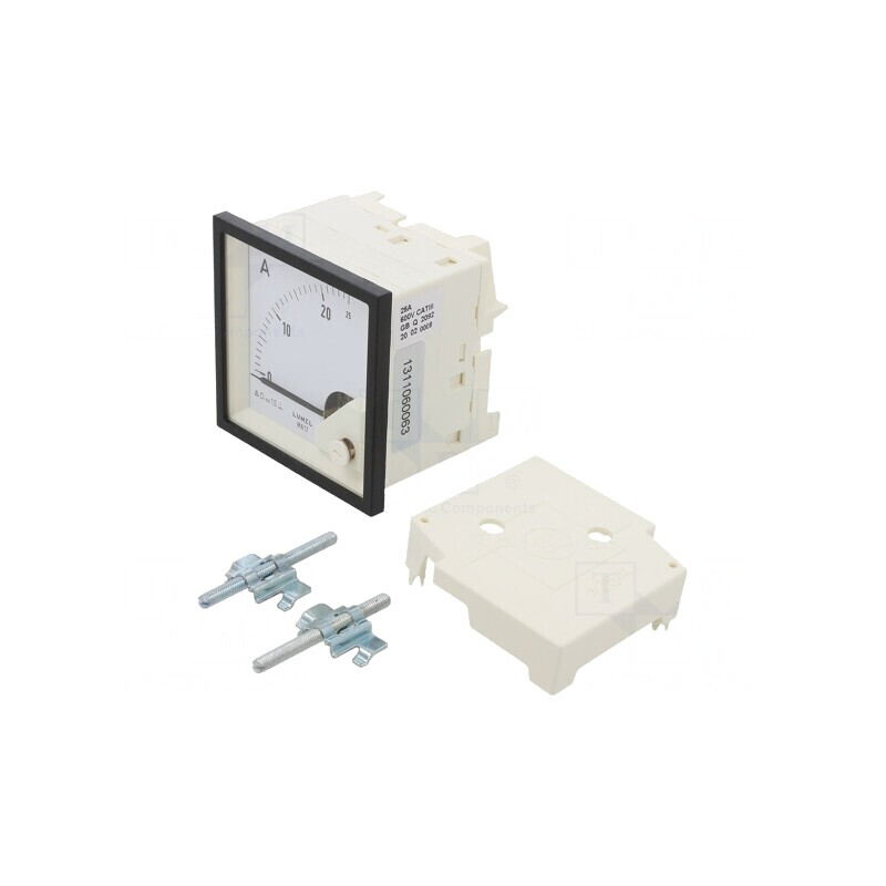 Ampermetru de Panou 0-25A 61mm 600V | Electronic-mag.ro | Componente Electronice Ampermetru de Panou 0-25A 61mm 600V | Electronic-mag.ro | Componente Electronice
