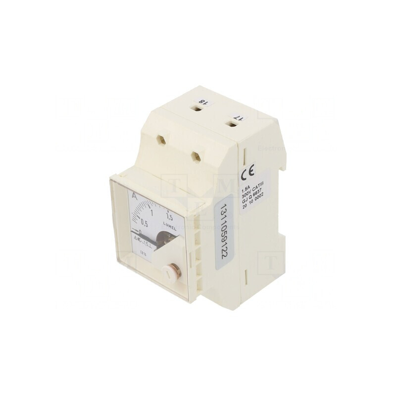 Ampermetru True RMS pentru șină DIN 0-1,5A Clasa 1,5 | Electronic-mag.ro | Componente Electronice