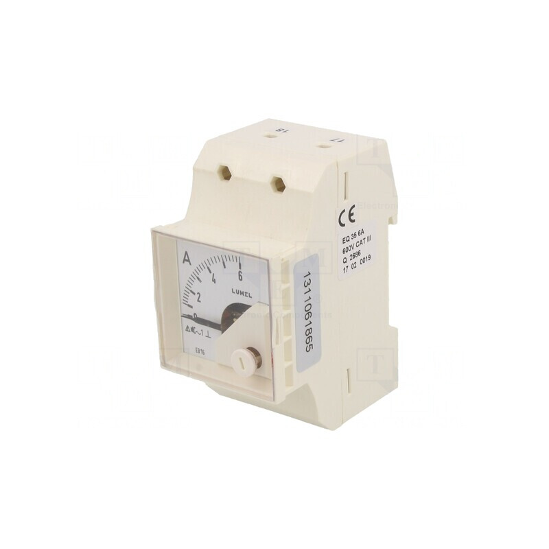 Ampermetru True RMS pentru Șină DIN 0-6A Clasa 1.5 | Electronic-mag.ro | Componente Electronice