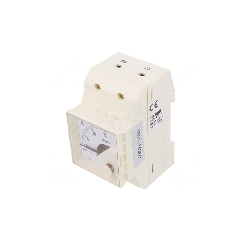 Ampermetru pentru Șină DIN I AC 0-15A True RMS Clasa 1.5 | Electronic-mag.ro | Componente Electronice
