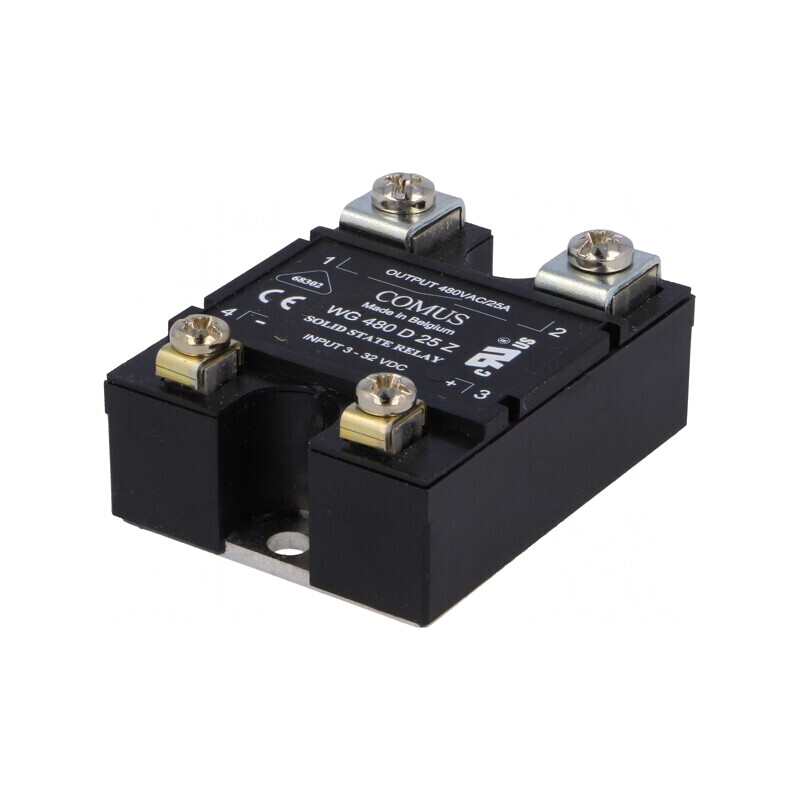 Releu semiconductor 25A 1-fazat 3-32VDC 24-530VAC | Electronic-mag.ro | Componente Electronice