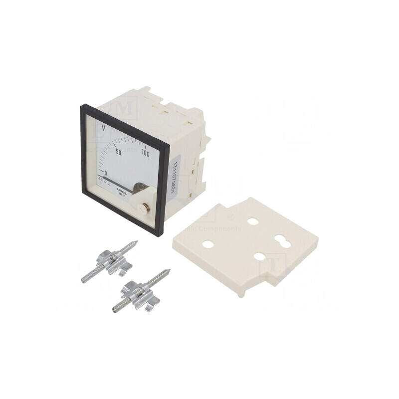 Voltmetru Panou 0-100V VDC 72x72mm | Electronic-mag.ro | Componente Electronice